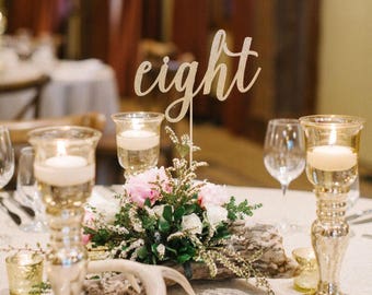 Table Numbers, Wedding Table Numbers, Custom Table Names