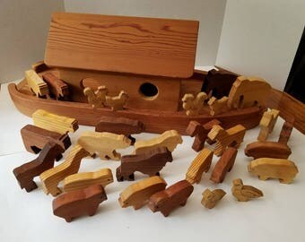 Noahs ark figurine  Etsy