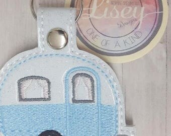 Digital File: 1 Retro caravan by Lisey Designs for 4x4 hoop