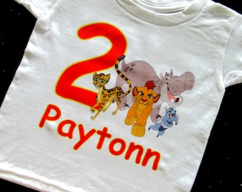 Boys Lion Guard Birthday Shirt, Lion Guard, Lion Guard Shirt, Animals, Lion King, Birthday Shirt, Birthday Boy, Custom Shirt