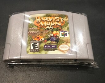 Harvest Moon Nintendo N64 Cartridge *Fast/Free Shipping Tested and Working* USA SELLER