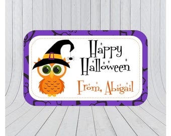 36 x Halloween stickers, Halloween favour stickers, Halloween party stickers, Personalised halloween stickers, 105