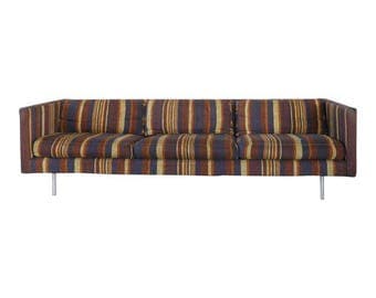 Milo Baughman for Directional Tuxedo Sofa