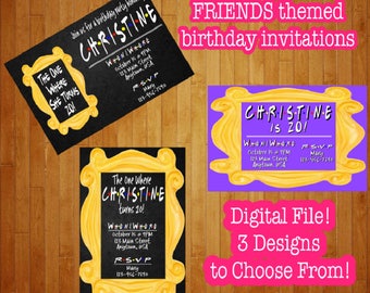 Friends Themed Party Invitations 9