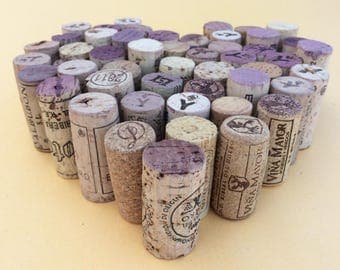 50 Used Wine Corks, Recycled Corks Natural Wine Corks From Spain, Spanish Wine Corks