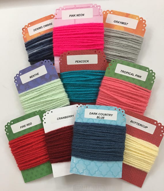 Yarn Samples 10 Colors 2.99 Hobby Lobby I Love This Yarn