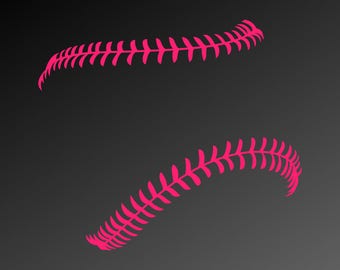 Baseball stitches SVG, Baseball SVG files, Baseball laces SVG, Vector files for Cutting, Printing, Web Design projects and much more:)