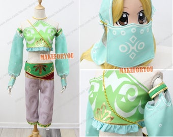 Women's Legend of Zelda Breath of the Wild Gerudo Cosplay Costume with headband