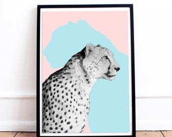 Animal Print Wall Art leopard wall art | etsy Animal Print Wall Art leopard wall art | etsy