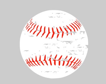 Distressed Baseball svg Baseball svg Softball svg Baseball Mom svg svg files for Cricut svg Silhouette svg dxf png eps