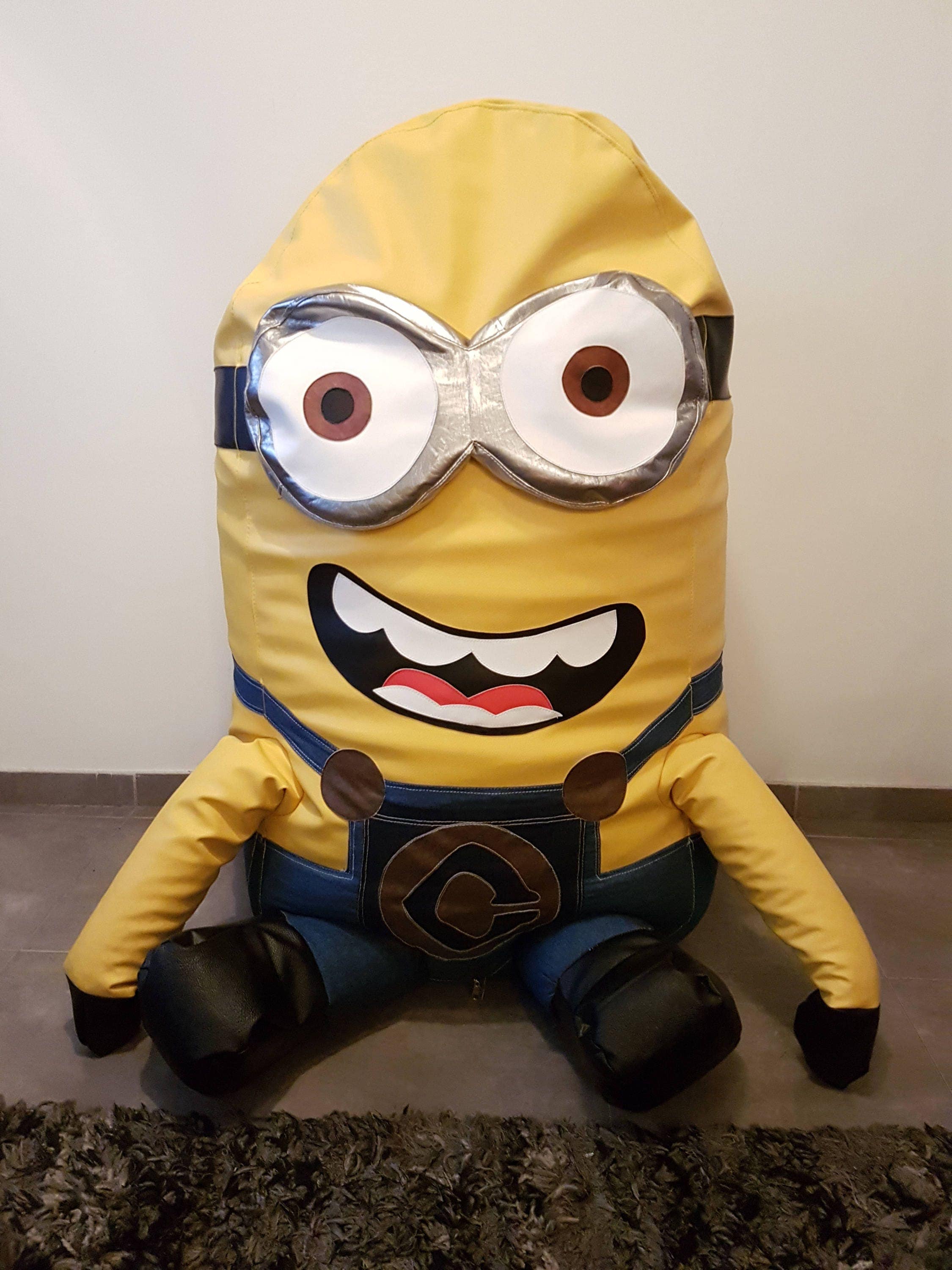 Large Minion bean bag chair for minions fan handcrafted