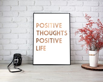 Positive thoughts | Etsy