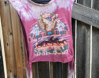 Vintage Desert Horse bleached Tank Top
