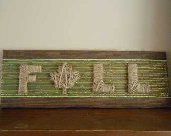 Rustic FALL Reclaimed Pallet Wood Sign