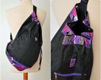 80s/90s neon RUCKSACK / backpack / Raiffeisen bank / gym bag