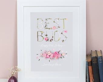 Personalised Best Buds Print