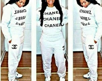 i have given up sweatshirt and sweatpants set