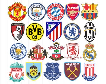 European football league teams vector european football club