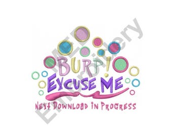 Baby Embroidery Design, Burp Machine Embroidery Design