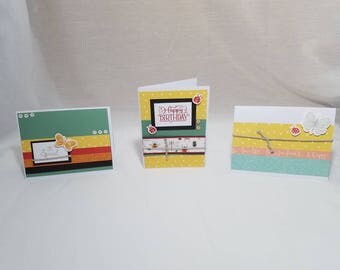 Happy Bugs Greeting Card Set of 3