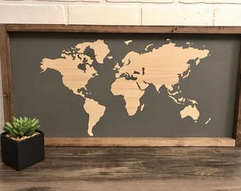 World map stencil | Etsy