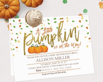 Fall baby shower invitation, Fall pumpkin fall baby shower invite, Pumpkin baby, pumpkin baby shower invitation,Fall baby invitation fall