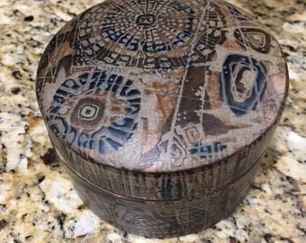 Royal Copenhagen Fajance Baca by Nils Thorsson Trinket Box