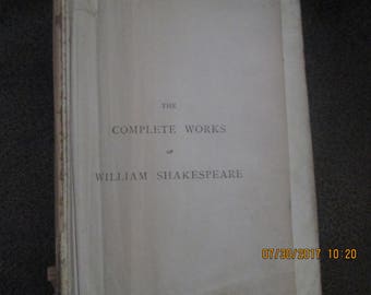 Complete Works of William Shakespeare 1901 Collins Clear-type Press