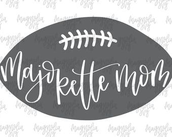 Majorette Mom svg, Majorette Mom Football svg, Majorette Mom Clip Art, Majorette Mom Tee Shirt SVG, Football Mom svg, Football Cut File