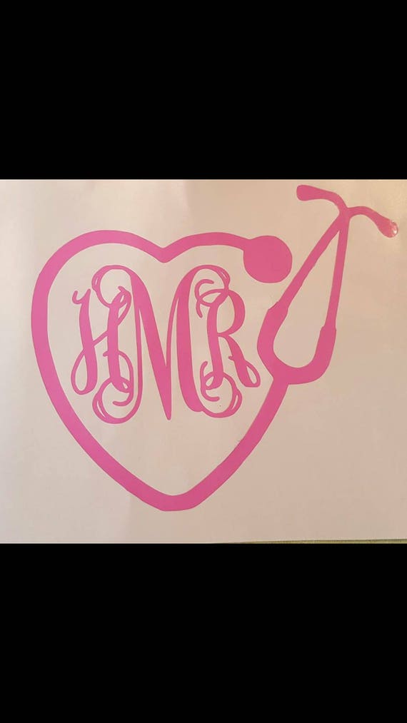 Nurse Initials Decal