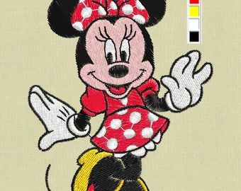 Minnie Mouse Embroidery Design, Minnie Embroidery Design, Disney Princess Embroidery Design, Baby Embroidery Design, Girl embroidery design