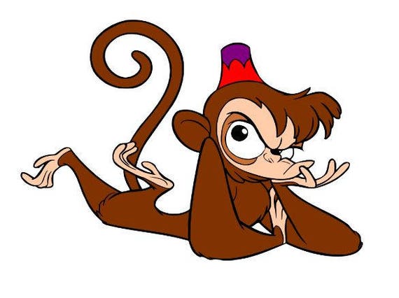 Aladdin's Monkey Svg file Svg Cutting file Disney Svg