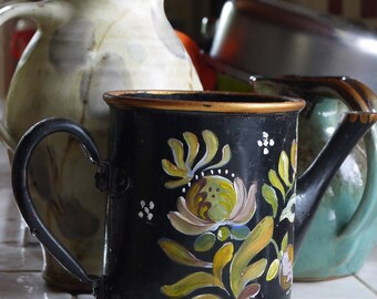 Old coffee maker painted and weathered, Vintage, gift idea