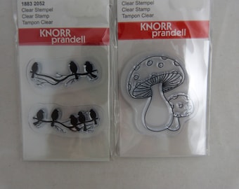 Assortment of small scrap clear stamps