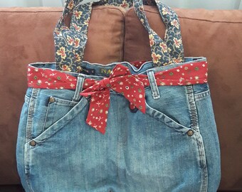 Denim bag | Etsy