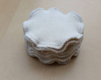 10 discs cleansing washable hemp and organic cotton
