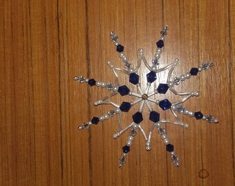 HANGING SNOWFLAKE STAR BEADS FOR YOUR HOLIDAYS