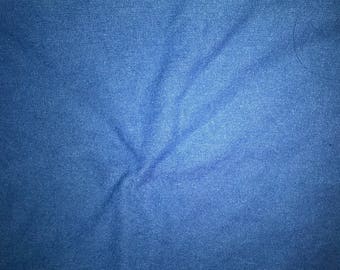 Blue Denim cotton and spandex color