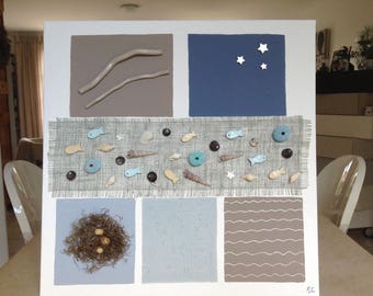 Painting and customizing sea theme table!
