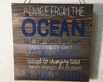 Advice from ocean | Etsy