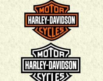 Harley Davidson Logo SVG, harley davidson dxf, harley logo clipart, harley cut file, silhouette cameo, cricut