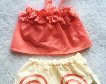 Free Shipping,Moana,Baby,Costume,Halloween,Birthday,Outfit,Photo,Shooting,Cake,Smash