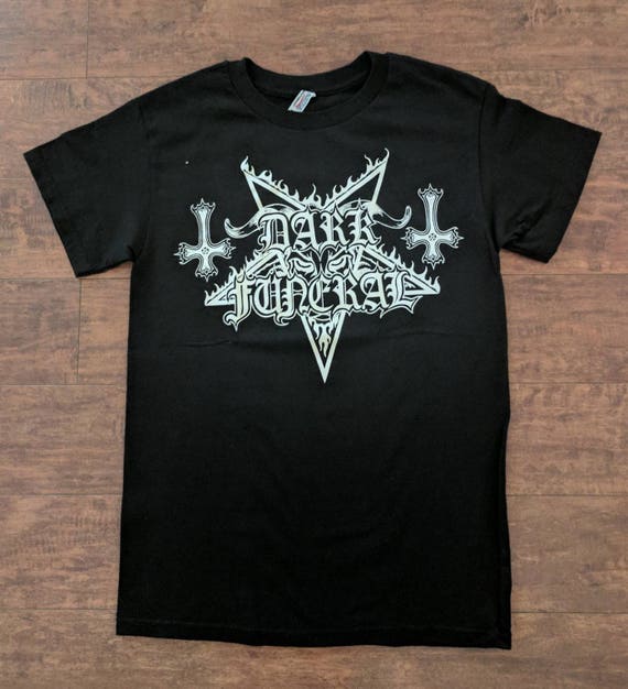 black funeral shirt