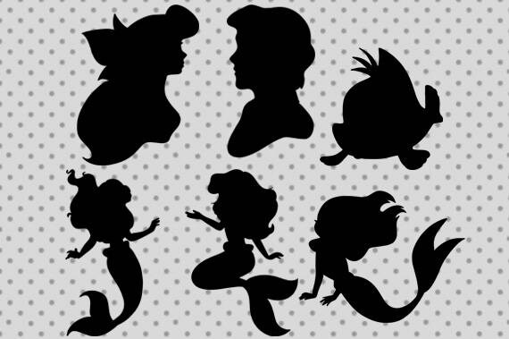 Free Free 81 Little Mermaid Silhouette Svg SVG PNG EPS DXF File