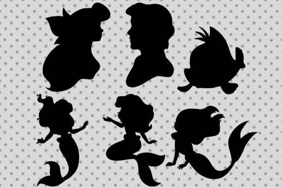 Free Free 81 Little Mermaid Silhouette Svg SVG PNG EPS DXF File