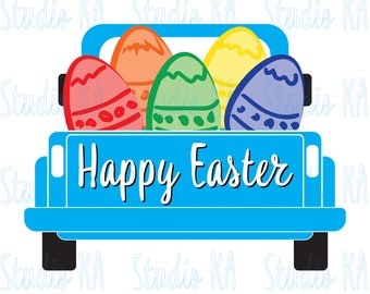 Free Free 185 Truck With Easter Eggs Svg SVG PNG EPS DXF File