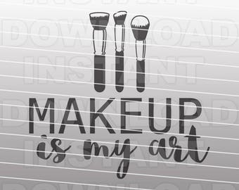 Makeup artist svg | Etsy