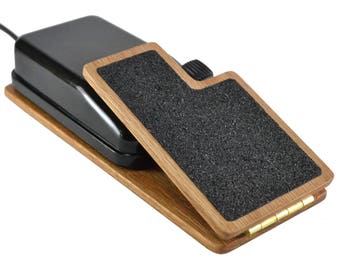 Singer Featherweight Foot Pedal Adapter Sewing Machine Control Pedal Adapter - Handcrafted From Red Oak