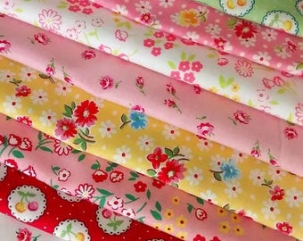 11 Fat Quarters Bundle of Lecien's OLD NEW 30's Spring 2017 Cotton Fabrics in Multi ~ 2.75 yards total