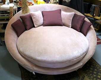 Havana Chair Adrian Pearsall, Craft Associates, Round Mod Mid Century Chaise Lounge